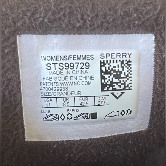 Sperry Women's Saltwater Snow Boot brown/olive size 11 - Picture 4 of 4